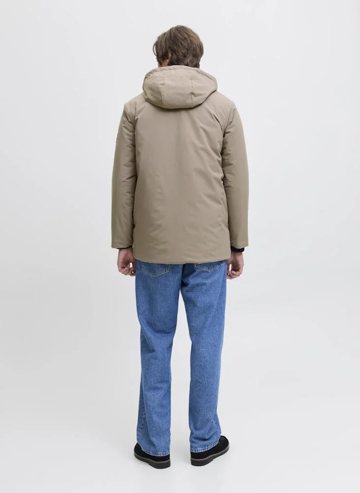 JJ Rebel Casual Parka Zip Through Jacket